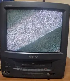 VHS再生動作良好】トリニトロン KV-14VHT1 リモコン付 テレビデオ