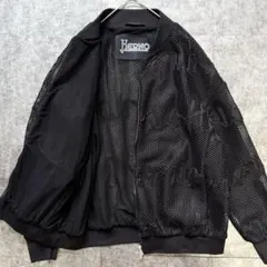 23SS/極美品/大きいサイズ◎HERNO ロゴメッシュ ダブルジップジャケットのサムネイル