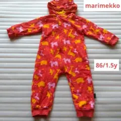 marimekko 動物柄ロンパース 86/1.5yサイズ