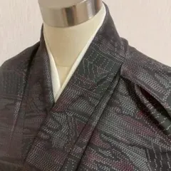 KJ2115 大島紬 身丈159cm 着物 正絹