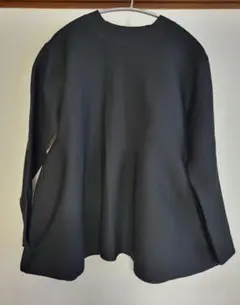 【アンフィーロ】　洗えるフォルムニット　黒