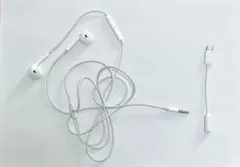iPhone イヤホン 有線 変換アダプタ付