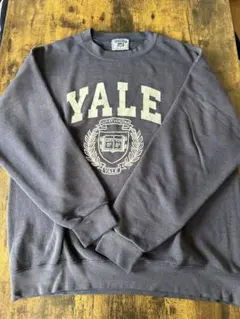 80s Lee college sweat ナス紺　希少 usa製