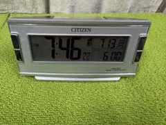 CITIZEN シチズン 電波目覚まし時計 パルデジットR090 温度 湿度