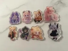 セーラームーンアクリル 8個セット