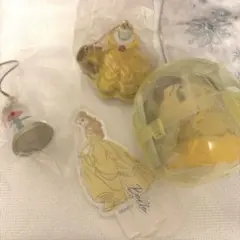 美女と野獣　　ベル　ガチャガチャ　ダイソーアクリルスタンド　他　グッズまとめ