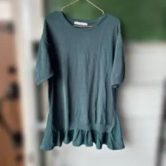 №6 美品 アメリカンホリックニットチュニックワンピースLのサムネイル