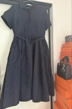 クリスチャンディオール dior フラワー 花柄 シルク ロングドレス 300