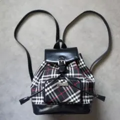 90s Burberrys ブルーレーベル ノバチェック ミニリュックのサムネイル