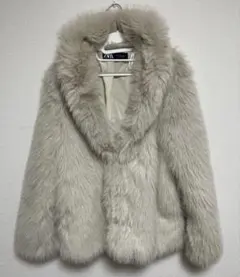 ZARA フェイクファーコート M