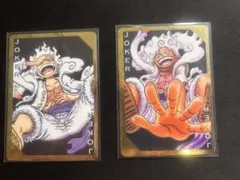 ONEPIECE ワンピース ゴールデントランプ ニカルフィ 2枚 - メルカリ