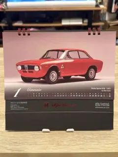 【新品未使用】Alfa Romeo 卓上カレンダー 2022年