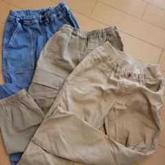 ユニクロ、他140サイズ・ズボン3点セット