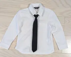 COMME CA ISM ネクタイ付き長袖シャツ