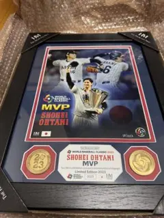 大谷翔平 ファイターズ在籍5年 着用ユニフォームピース入り 記念フォト 大谷翔平 ファイターズ在籍5年 着用ユニフォームピース入り 記念フォト