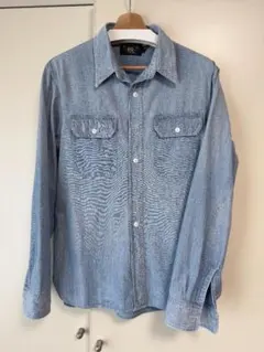 RRL ダブルアールエル シャンブレーシャツ 長袖 キムタク同型同年式 Mサイズのサムネイル