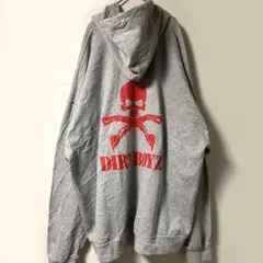 DIRT BOYZ パーカー 2XL グレー スカル