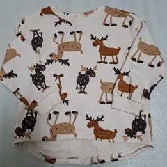 トナカイ柄トレーナー　95