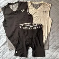 Under Armour ノースリーブ＆タイツ セットのサムネイル