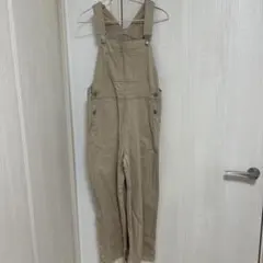 GU オーバーオール　ベージュM