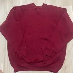 90s USA製 FRUIT OF THE LOOM ラグラン バーガンディXL
