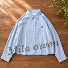Mila owen 2025AW ボタンダウン短丈シャツのサムネイル