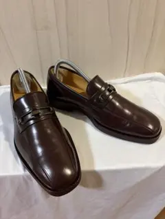 バーバリー　メンズ　ビットローファー 茶色　24.5㎝