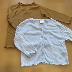 ZARA ベビー カーディガン トップス　12-18ヶ月 86cm 水色