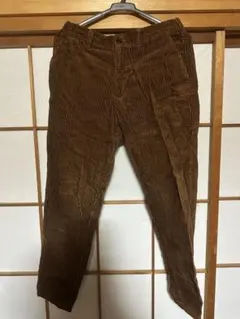 GU コーデュロイパンツ Sサイズ ブラウン