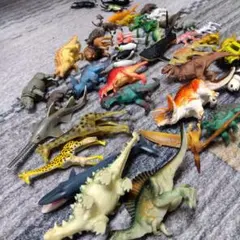 恐竜・動物・昆虫フィギュアセット 約50体　Aniaなど