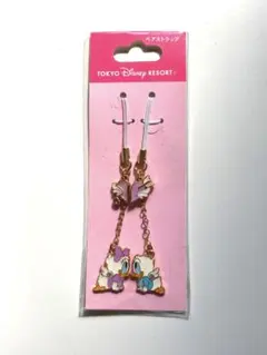 定価1300円&新品！Disney ディズニードナルド&ディジーペアストラップ