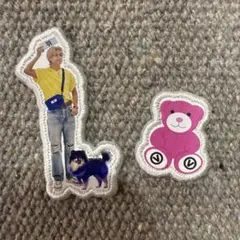 値下げ BTS V テテ ヨンタン デコワッペン センイルイベント