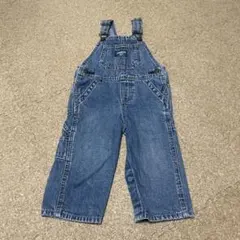 OSHKOSHデニム　オーバーオール 80cm