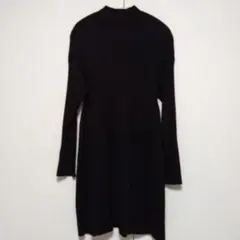 GRL グレイル　ハイネックリブニットミニフレアワンピース　L　未使用