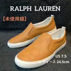 ラルフローレン スニーカー パンチング ロゴ レディース 24.5cmのサムネイル