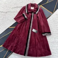 総丈118㎝ グラマミンク ファーコート XL相当 ロング丈 Aライン 毛並み◎