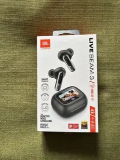 ⭐️新品未開封　JBL LIVE BEAM 3 ワイヤレスイヤホン BLACK
