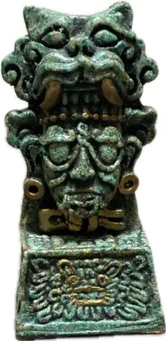 アステカ文明 マヤ文明 戦士像 置物 高さ22cm メキシコ 古代文明 アステカ文明 マヤ文明 戦士像 置物 高さ22cm メキシコ プリミティブ