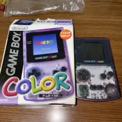 「貴重！箱付き」ゲームボーイカラー クリアパープル
