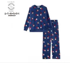 しまむら シーズンリーズン ムーミン ルームウェア パジャマ ネイビー M
