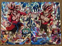 ドラゴンボールヒーローズPBBS11-05 ベジータ：ゼノ04 孫悟空：ゼノ