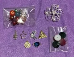 クリスマス系　ビーズ・チャーム詰め合わせ☆