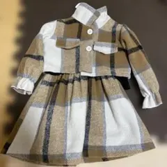 【美品】キッズセットアップ　ワンピース　冬　95cm