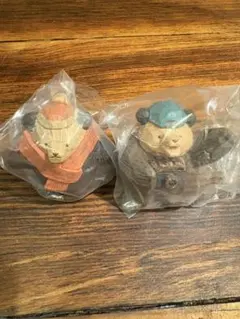 たかはたまさお 木彫り風 FIGURE COLLECTION2点　ガチャ