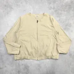 C*K様 Samansa Mos2 ノーカラージャケット コットン ベージュ A