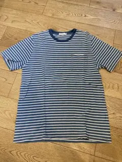 ★美品★ KOE インディゴボーダーTシャツ Mサイズ