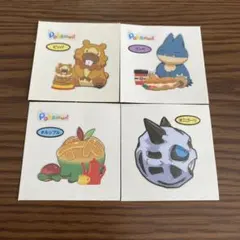 ポケモンパンシール　ビッパ　ゴンベ　タルップル　オニゴーリ