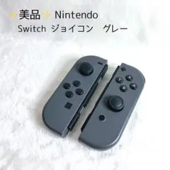 ✨美品✨Nintendo Switch ジョイコン グレー
