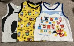 タンクトップまとめ売り 90cm ミッキー トーマス アンパンマン