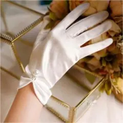 ウェディンググローブ 花嫁グローブ ブライダルレース手袋